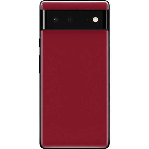 Burgundy Solid Google Pixel 6 Skin
